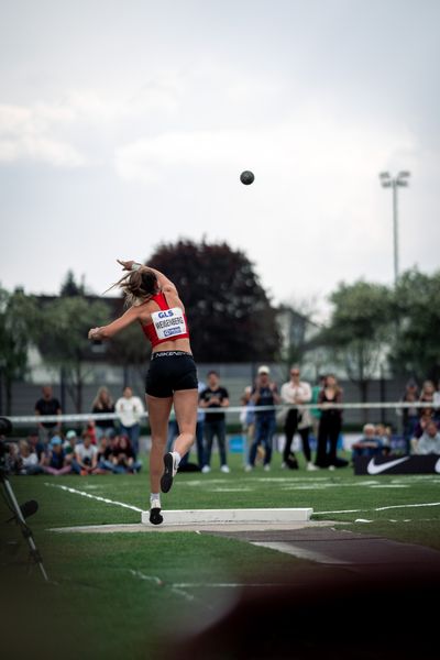 Sophie Weißenberg (TSV Bayer 04 Leverkusen) beim Kugelstossen am 07.05.2022 beim Stadtwerke Ratingen Mehrkampf-Meeting 2022 in Ratingen